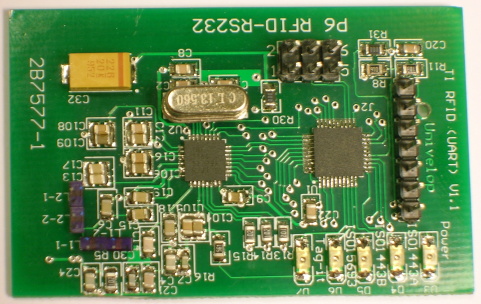 Tiny RFID Read/writer 13.56Mhz Multiple Protocol (UART +TRF7960)